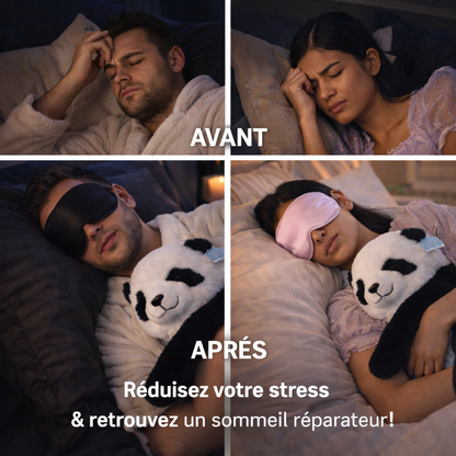 Puffy le Panda – Peluche lestée apaisante pour adultes